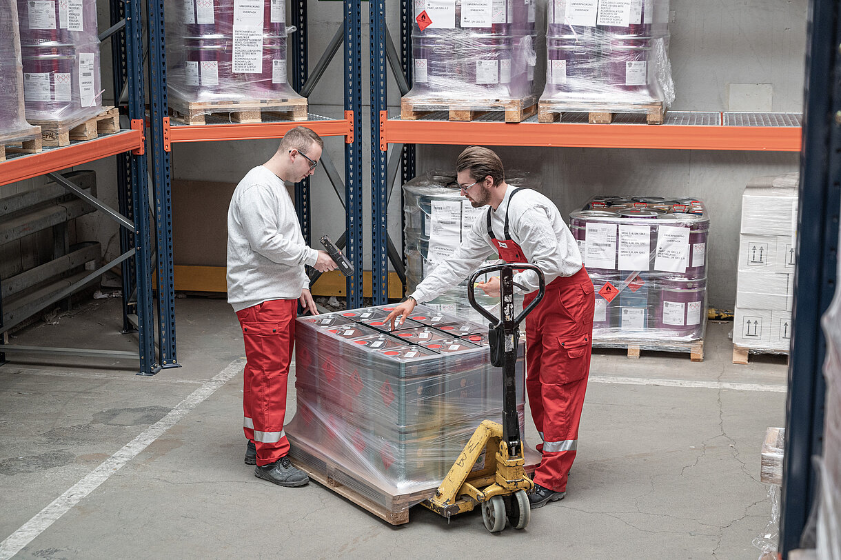 Fachkräfte für Lagerlogistik im Lager